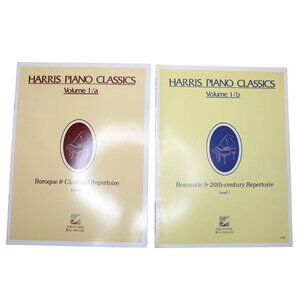 Vintage Harris Piano Classics Sheet Music, Volume 1/a & 1/b Romantic & Baroque